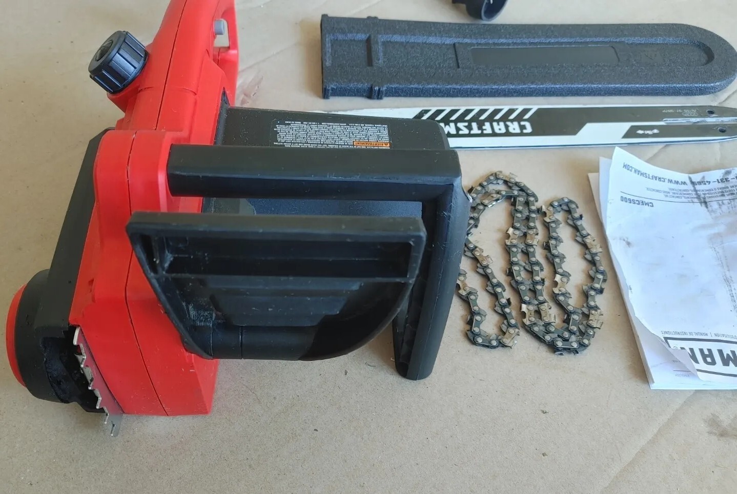 CRAFTSMAN CMECS600 CORDED ELECTRIC CHAINSAW Free Shipping eBay