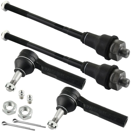 4 piezas extremo de caña de amarre exterior interior para Cadillac Escalade Silverado GMC Sierra 1500 B8 - Imagen 8 de 8