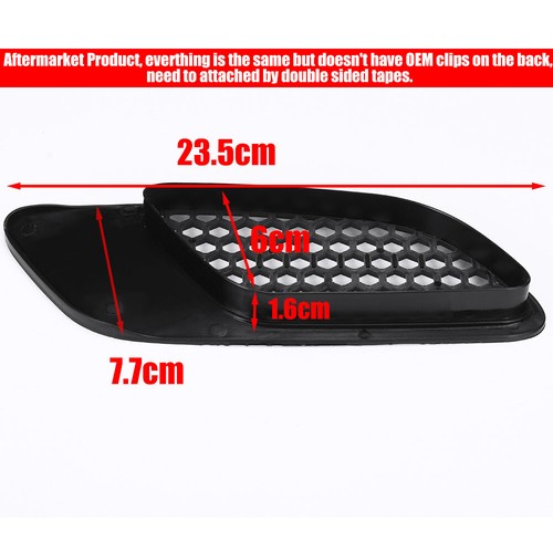 Gitter Lufteinlass Lüftungsgitter Motorhaube Entlüft für BMW E90 E91 E92 E93 M3 - Bild 2 von 10