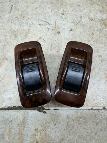 1999-2002 TOYOTA 4RUNNER LIMITED WOODGRAIN INTERIOR SWITCH BEZEL COVER SET OEM - Picture 16 of 24