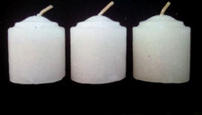 NEW LOT OF 3 WHITE TEA LIGHT CANDLES