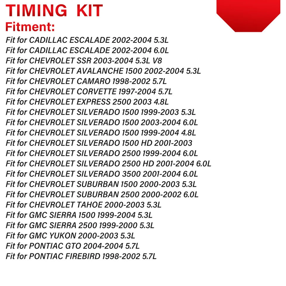 Bomba de aceite con cadena de distribución para Chevrolet GM 4,8 L 5,3 L 6,0 L LS1 LS2 LS3 M295 Foto 4 de 4