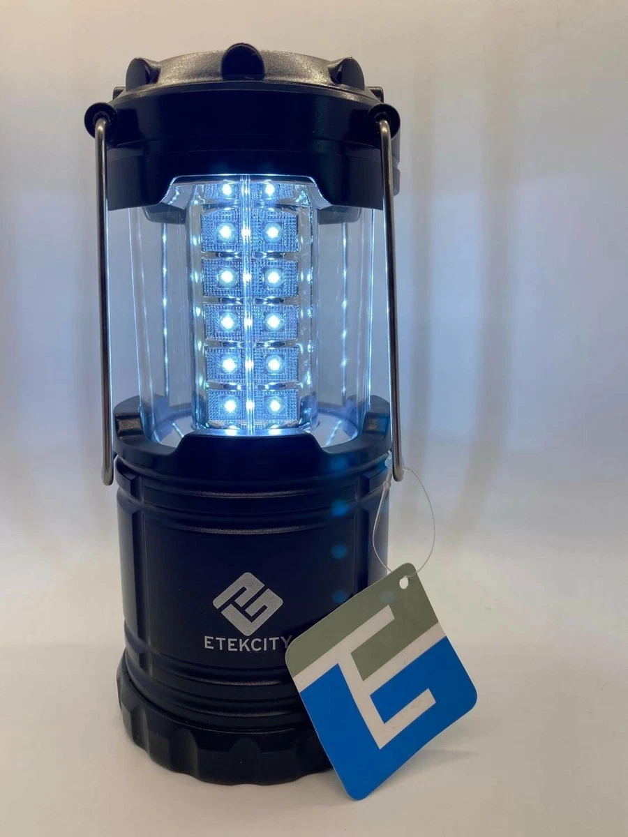 Lot of 2 Etekcity Camping Lantern LED Battery Power Foldable