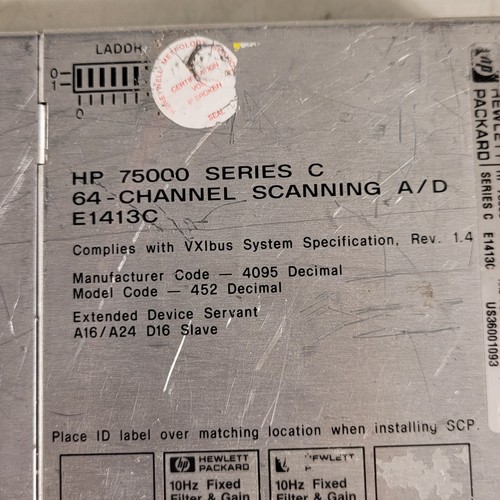 HP 75000 64-Channel Scanning A/D SCP Card E1413C E1413C E1415A E1419A A3F - Picture 5 of 13