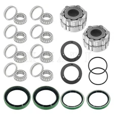 2SET Front Wheel Hub Clutch & Bearing Seal Kit for Polaris Sportsman 335 400 500