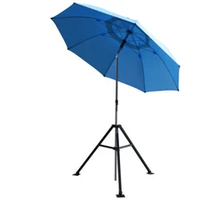 Revco Black Stallion Core Flame-Resistant Industrial Umbrella & Stand UB250 Blue