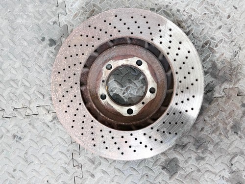 01-12 PORSCHE 911 CARRERA 4S 997 FRONT LEFT OR RIGHT WHEEL DISC BRAKE ROTOR OEM - Picture 2 of 2