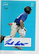 2023 Leaf Perfect Game Showcase Just Gems Platinum Auto #JR2 Joek Rivera 1/4