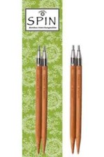 ChiaoGoo 5 Inch / All Sizes SPIN Bamboo Knitting Needle Interchangeable Tips