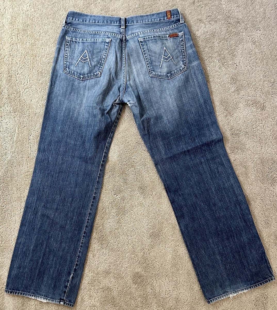 7 for all mankind 7U660C65U7EPR 関税送料込 7 for all Mankind Men Jeans Relax Button Fly 36x32 style