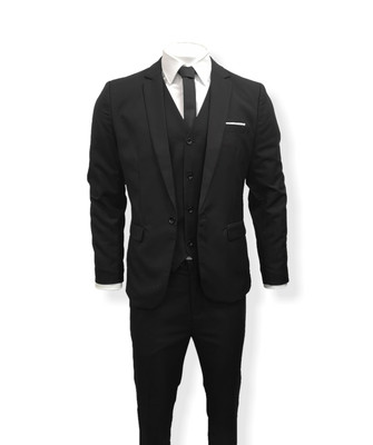 mens black funeral jacket