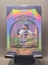 2022 Panini Prizm Ian Anderson Championship Stage Silver Prizm #CS-4 - Braves