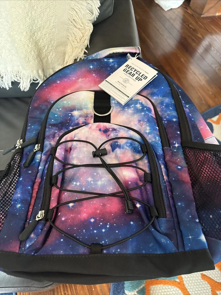 school Pottery barn LARGE BACKPACK Disney Supernova star wars Travel Bag space . - Image 2 of 4
