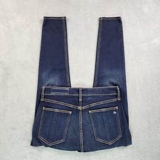 Rag And Bone Jeans Womens 27 X 27 Indigo Blue Skinny Stretch Denim Made In USA