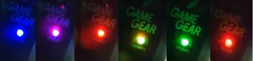 Sega Game Gear Power LED Mod Kit - Rainbow Color