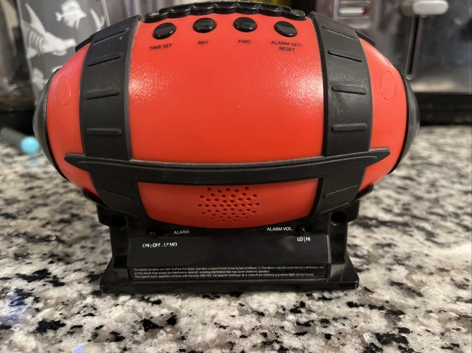 Reloj despertador de touchdown de fútbol Nerf para niños con repetición Foto 3 de 3