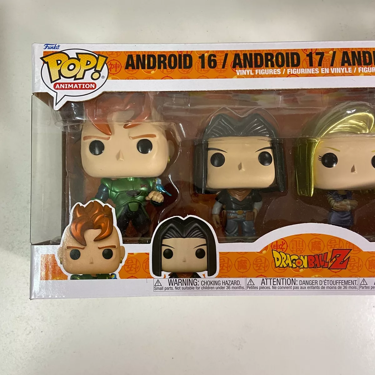 Dragon Ball Z Android 16 Android 17 Android 18 & Dr Gero Pop! Pack