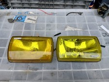 Piaa Vintage Square Fog Lights Yellow Lens Left Right Set Piaa Vintage Square Fog Lights Yellow Lens Left Right Set
