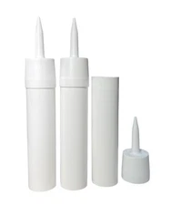 Reusable Empty Caulk Tube - REFILLABLE CAULKING Cartridge 10 oz. - 3 Pack