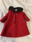 VINTAGE 1960's BARBIE "IT'S COLD OUTSIDE" #819 RED COAT MATTEL VGC