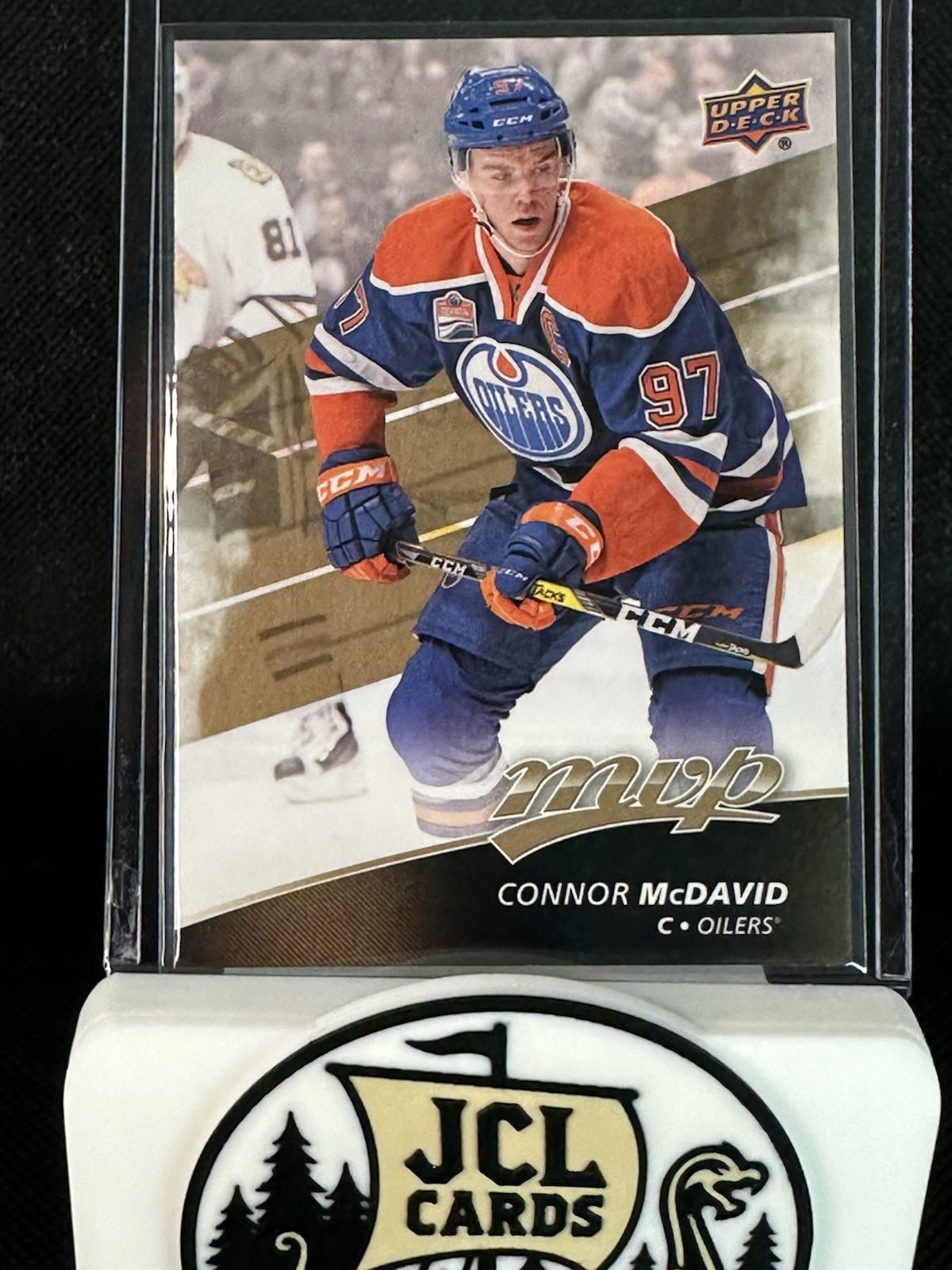 Connor McDavid #201 Hockey Cards 2017 Upper Deck MVP trading card — raw and PSA graded price guide