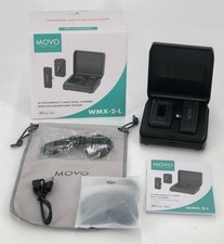 Movo Photo WMX-2-L Wireless Lavalier Microphone System w/ Charging Case - iPhone