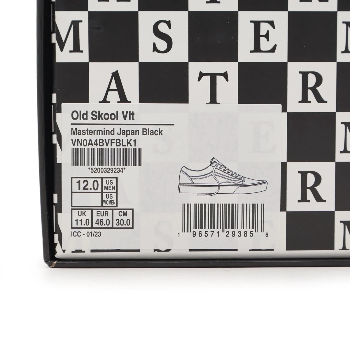 VN0A4BVFBLK1 MASTERMIND WORLD × Vault by Vans Old Skool VLT LX | eBay