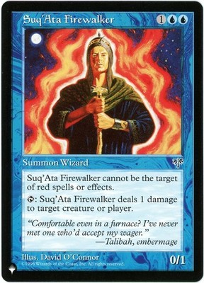 Suq'Ata Firewalker - The List Reprints - Mystery Booster 2 - MTG NM/M