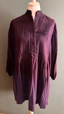 Fragonard Grasse, lange Bluse. Einheitsgröße, Violett