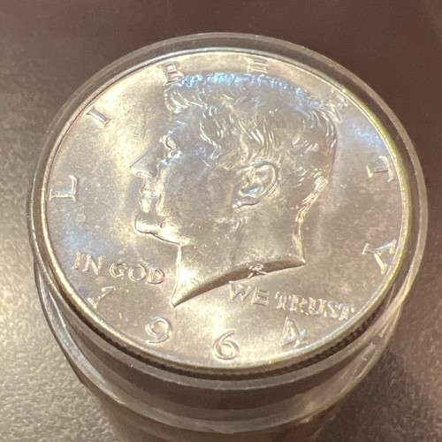 1964 D Kennedy Silver Half Dollar Roll All Brilliant Uncirculated
