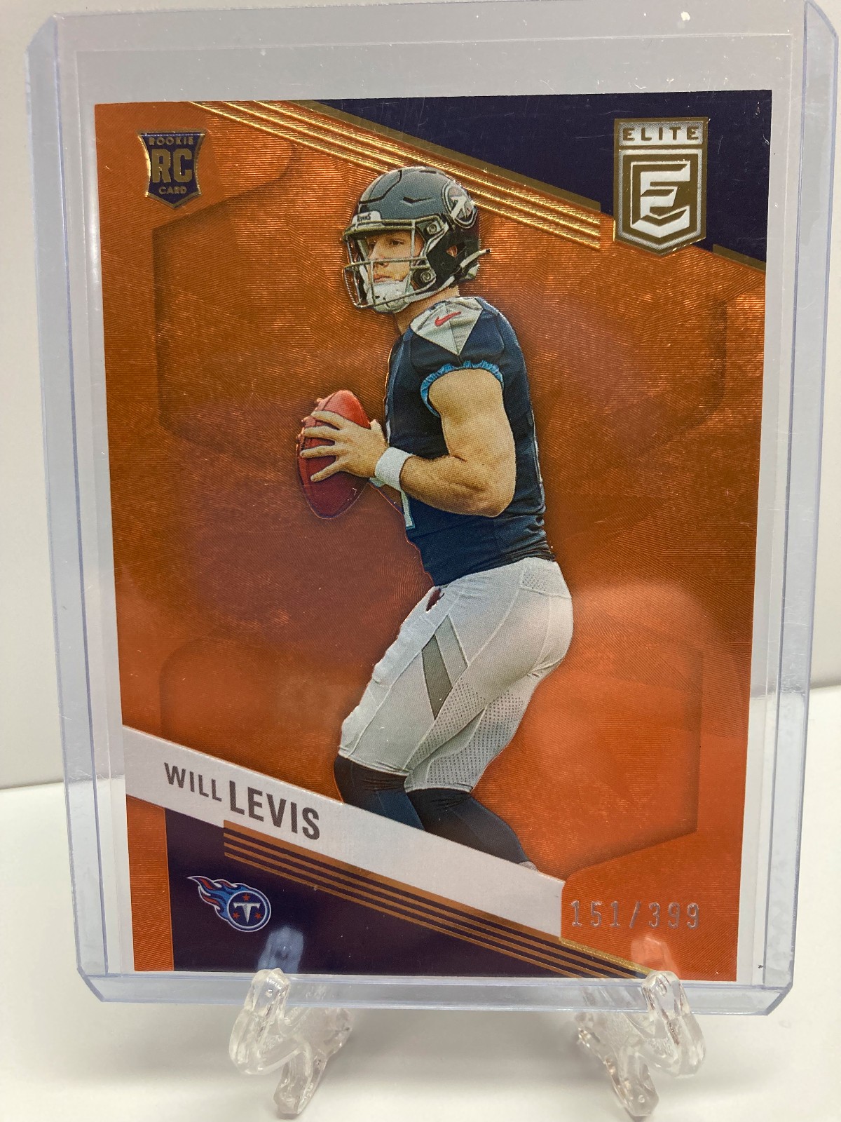 2023 Donruss Elite Orange Will Levis RC /399 Tennessee Titans #197