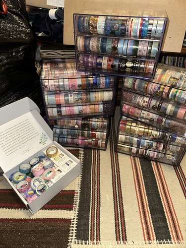Simply Gilded / Archer & Olive Huge Washi Tape Collection w/ Boxes 1,000+ Rolls