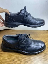 Clarks Collection Extreme Comfort Men's Black Leather Shoes Size 9M Lace Up 