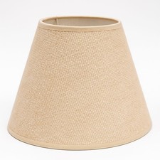 Natural Jute Fabric Lampshade Coolie & Drum Table Lamp & Ceiling Light Shade