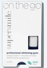 Supersmile Professional Whitening Gum Mint 12ct Brand New In Package On The Go