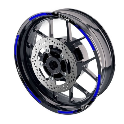 すとらいぷ Blue P03B Rim Stripes Kit Sticker For Kawasaki Ninja 300 2013-2017