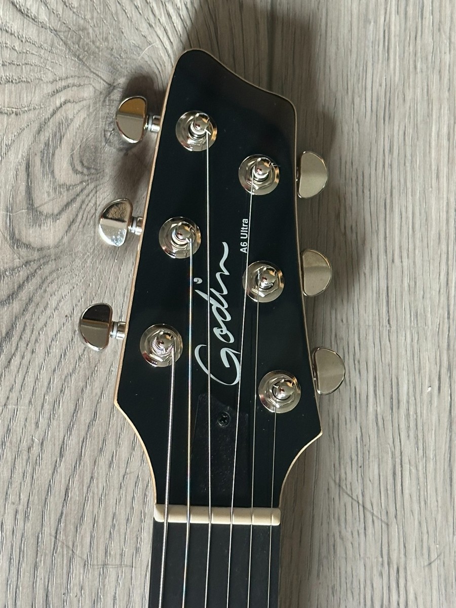 Godin A6 Ultra - Denim Blue Flame with bag | eBay