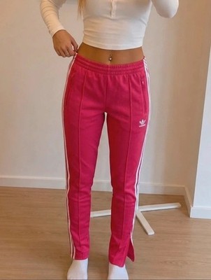 Adidas SST Trainingshose Trackpants Originals RETRO Y2k Tapered D 34 XS S Pink