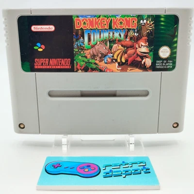 Donkey Kong Country / Super Nintendo SNES / PAL / FR / FAH - Photo 1/4
