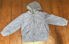 Carters Boys Blue Hooded Zip Up Jacket  Size 5T