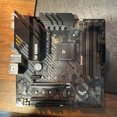 ASUS TUF GAMING B450M-PRO S AM4 MicroATX DDR4 Gaming Motherboard
