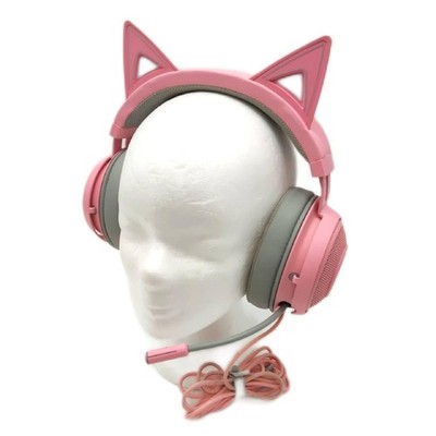 Razer Kraken Kitty Edition Gaming Headset Katze Ohr USB Mikrofon Defekt Gebrauch