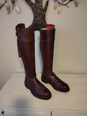 Heritage Penelope Chilvers Tassel Boots 38 US 7 Dancer Logo Conker Kate