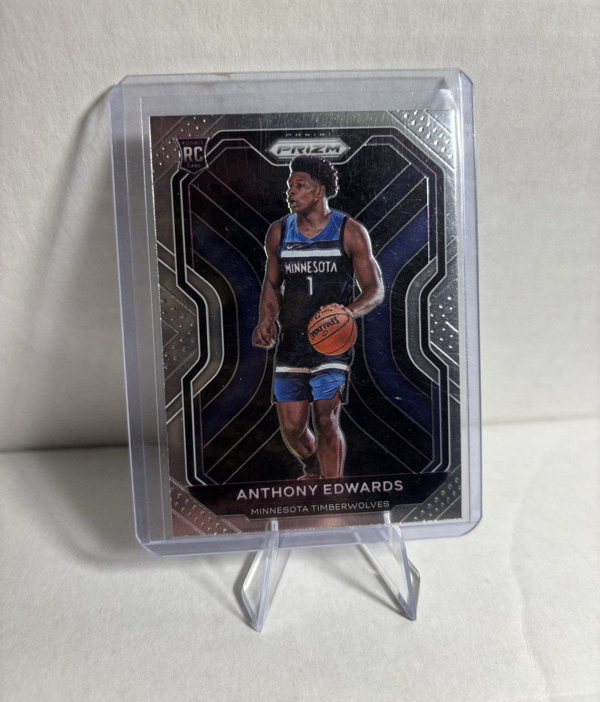 Panini 2020-21 Prizm Rookie Variation Anthony Edwards RC #258 Timberwolves