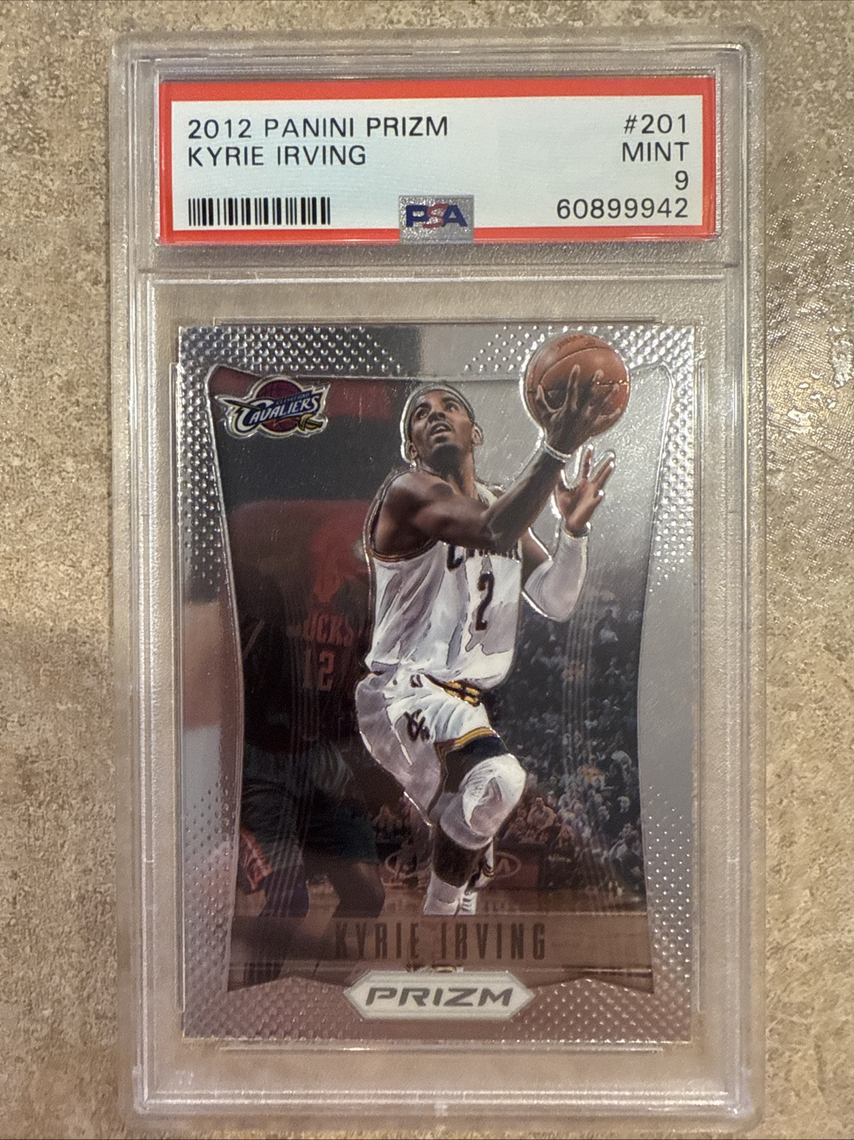 2012 Prizm #201 Kyrie Irving Rookie PSA 9