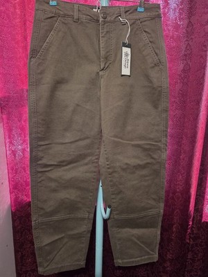 Alpine Design Vintage Olive Barrel Pants. Sz 8. NWT.       #541