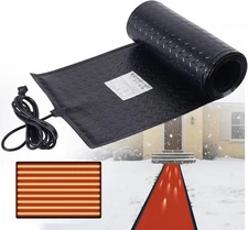 Snow Melting Mats for Roof Valley Walkways, 120V Outdoor Electric Heated Melting