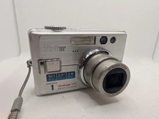 Vivitar Vivicam X30 10.1MP Digital Camera Silver Tested With Battery 