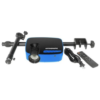 Artograph Smart HD Digital Art Projector, Wi Fi, Clamp Stand, Flare 100, Blue