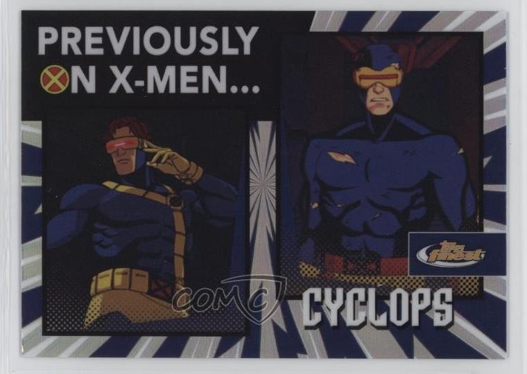 2025 Topps Finest X-Men '97 Previously On X-Men Cyclops #PO-2 0b7